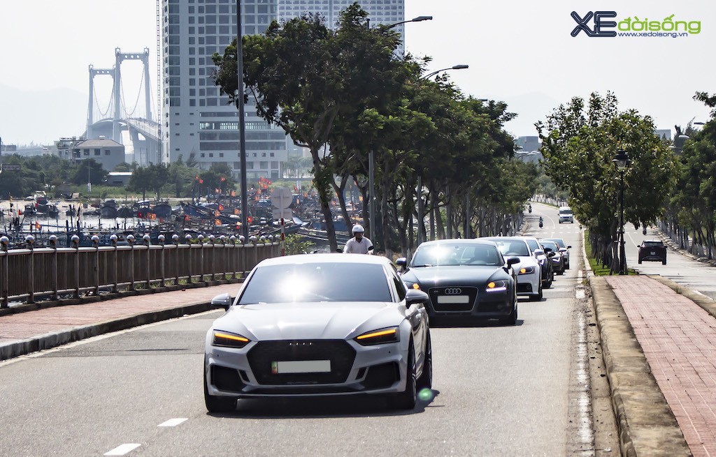 Chùm ảnh: dân chơi xe Audi rong ruổi đón thu tại thành phố đáng sống nhất Việt Nam ảnh 3
