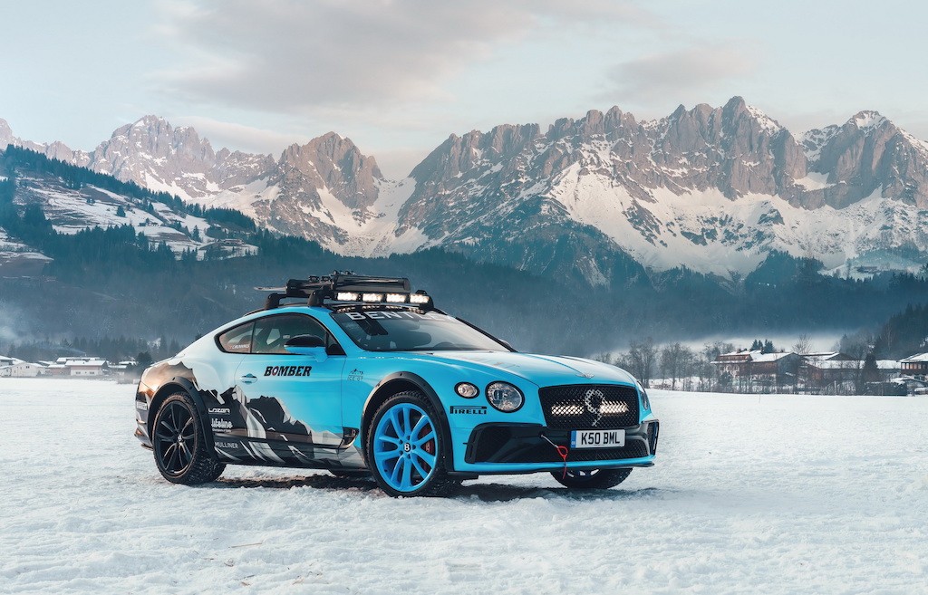 Sau núi cao, Bentley lại chuẩn bị đem coupe siêu sang đi đua ở mặt băng giá lạnh ảnh 1