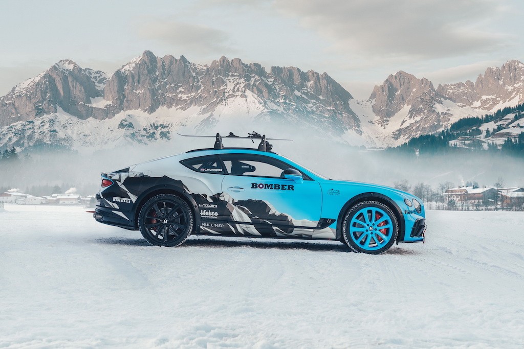 Sau núi cao, Bentley lại chuẩn bị đem coupe siêu sang đi đua ở mặt băng giá lạnh ảnh 2