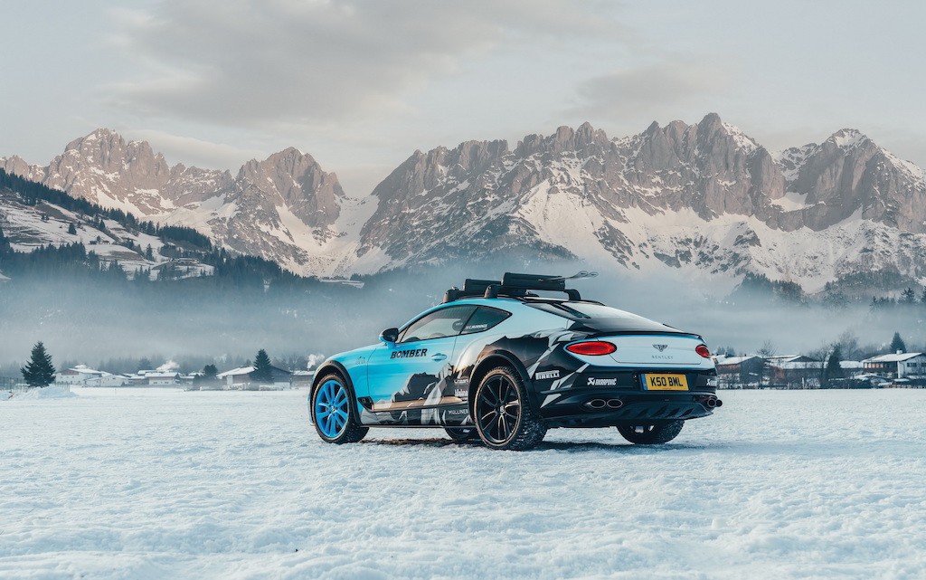 Sau núi cao, Bentley lại chuẩn bị đem coupe siêu sang đi đua ở mặt băng giá lạnh ảnh 3