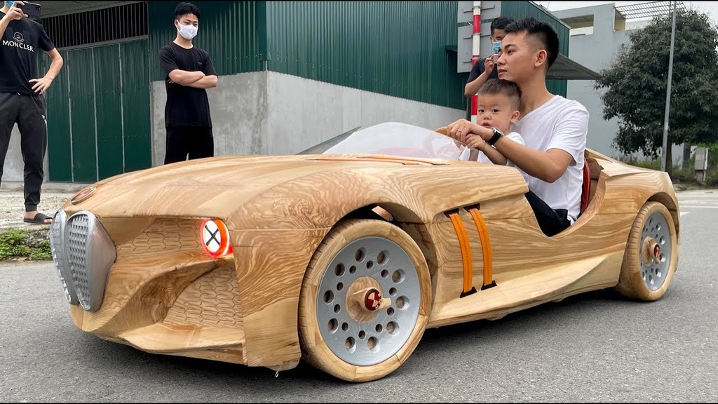 Sau Bugatti Centodieci, thợ mộc Việt lại khiến cả Thế giới trầm trồ bởi BMW 328 Hommage bằng gỗ ảnh 3