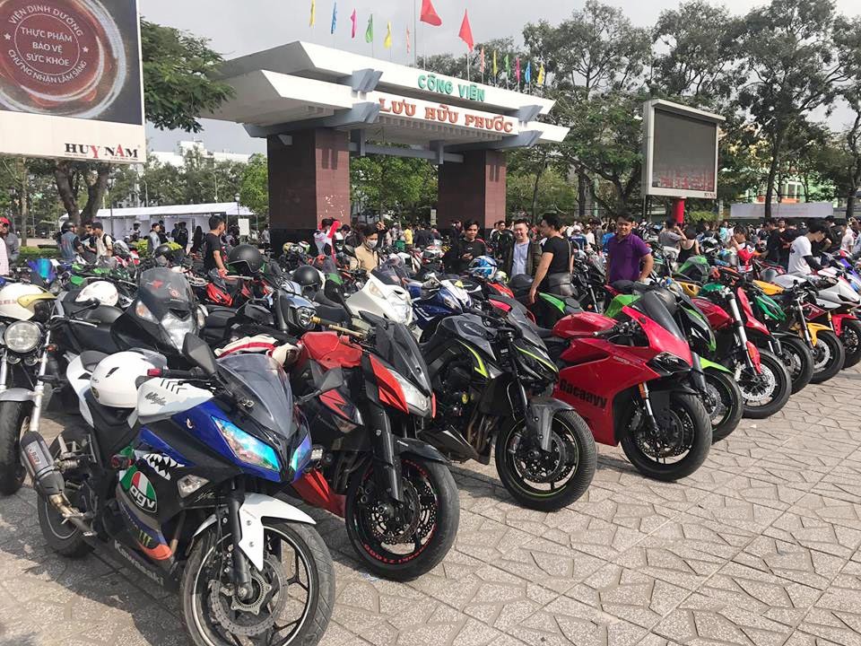 Hàng trăm mô tô PKL diễu hành mừng Hội Cần Thơ MotoBike sinh nhật lần 3 ảnh 5