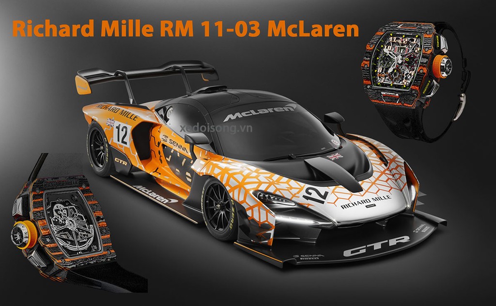 Đồng hồ siêu xe Richard Mille RM 11-03 McLaren giá hơn 4 tỉ đồng ảnh 1