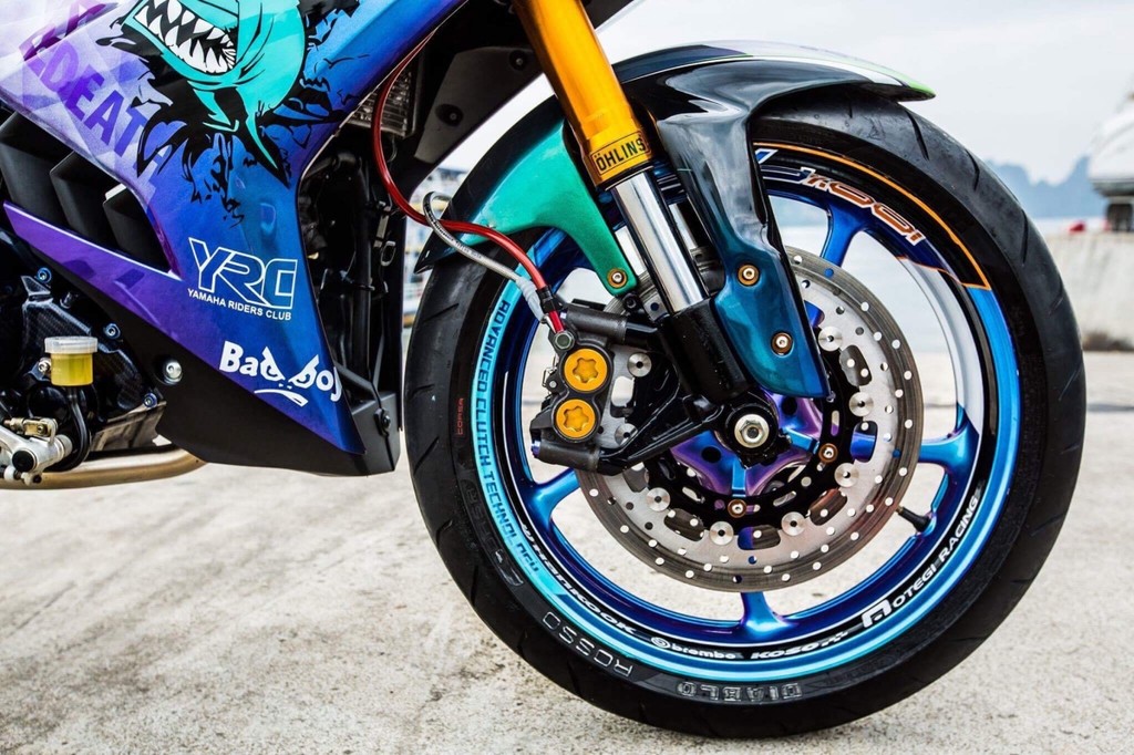 Biker Hạ Long tiếp tục “khoe” Yamaha Exciter 150 độ khủng ảnh 8