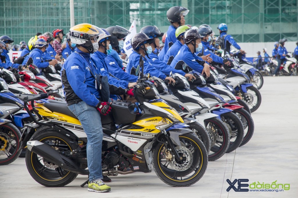 Hàng ngàn xe Yamaha Exciter xếp hình lập kỷ lục thế giới ảnh 22