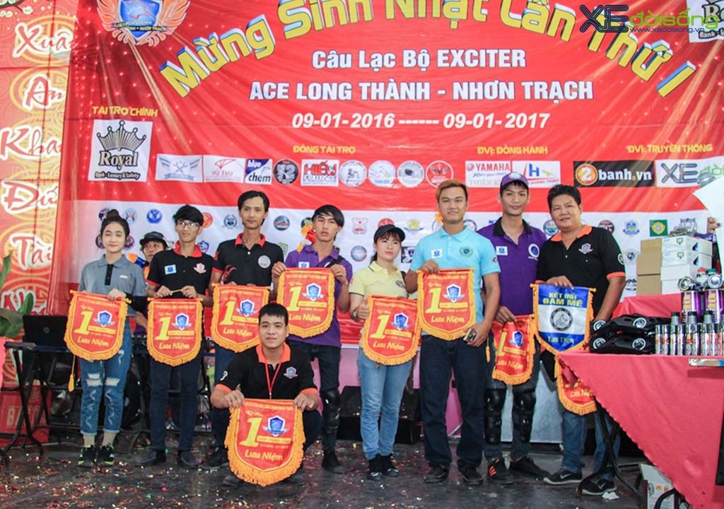 Câu lạc bộ Exciter ACE Long Thành - Nhơn Trạch mừng 01 năm thành lập ảnh 15