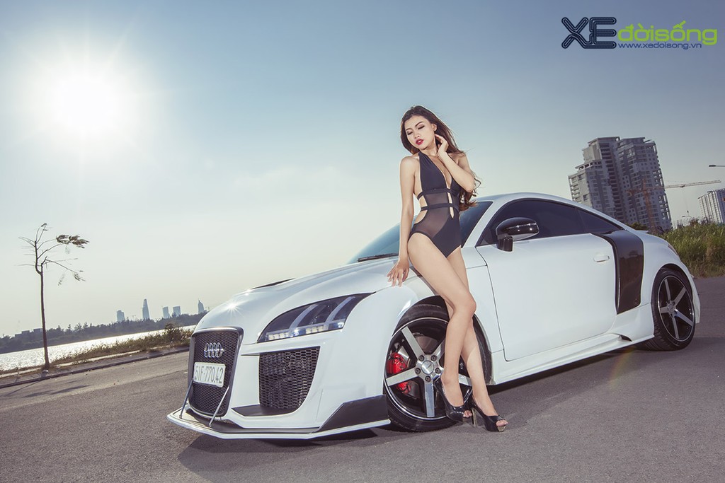Nhung Xuxy đọ dáng nóng bỏng với Audi TT độ táo bạo ảnh 3