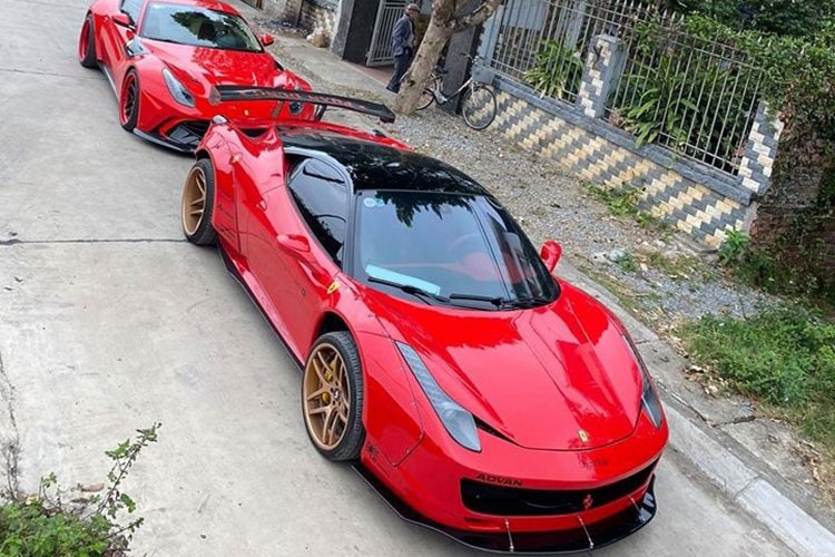 Cặp đôi Ferrari độ “khủng” nhất Việt Nam tái xuất trên “đường làng”, nổi bật bởi ngoại thất nâng cấp tiền tỷ ảnh 10