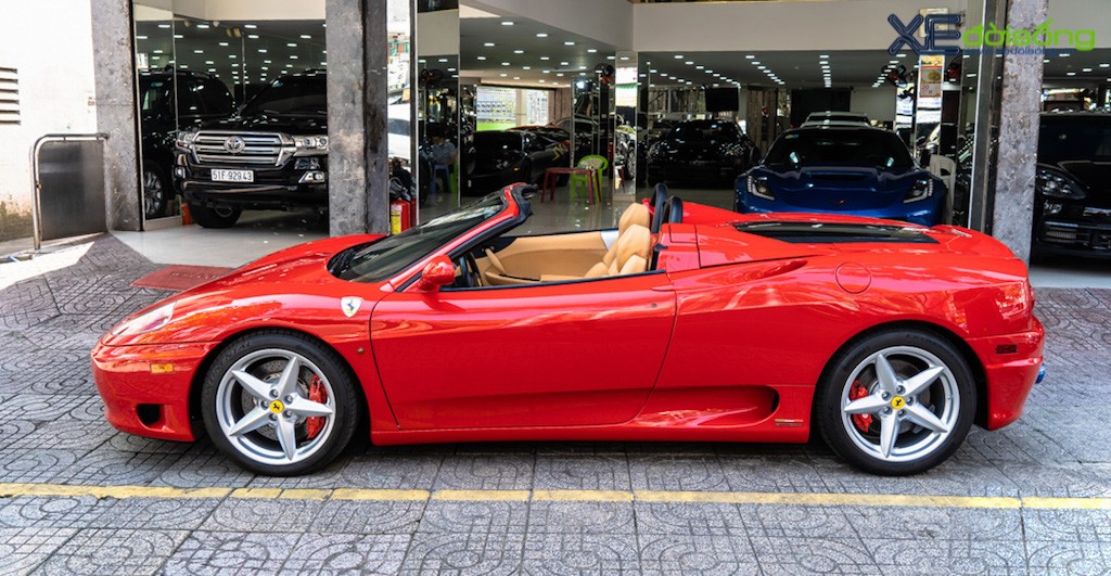 Soi chi tiết Ferrari 360 Spider - một trong những siêu xe đầu tiên có mặt tại Việt Nam ảnh 2