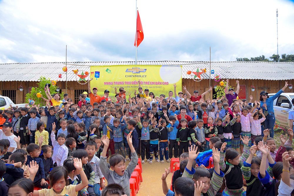 GM Việt Nam hỗ trợ trẻ em nghèo khó Mù Cang Chải, vui Tết Trung thu ảnh 4