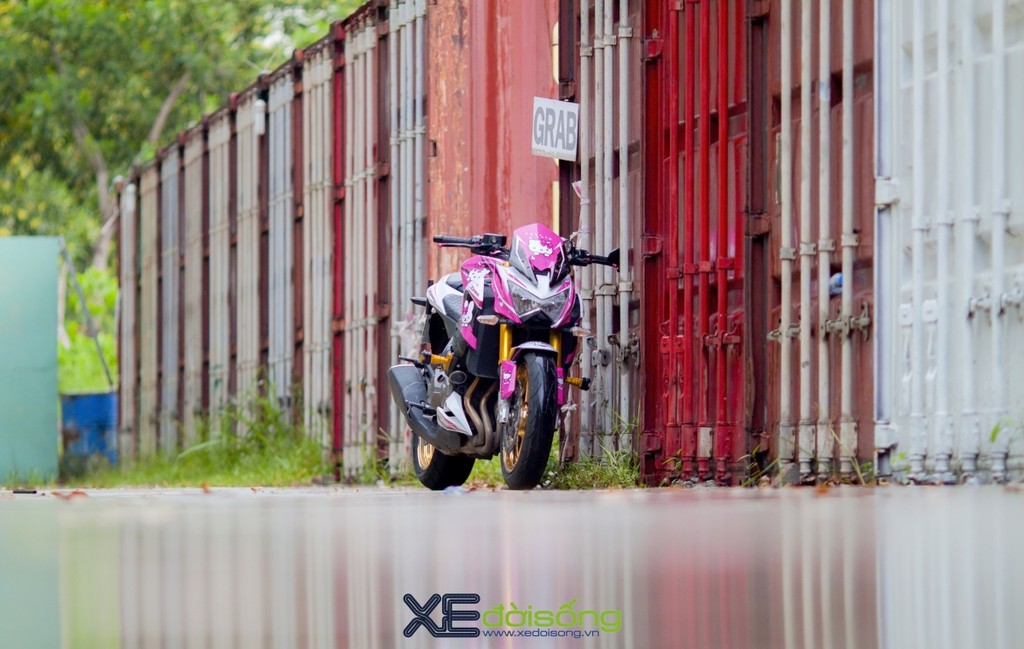 Nữ biker 9X Thanh Tú mê mô tô cùng Kawasaki Z800 Hello Kitty  ảnh 11