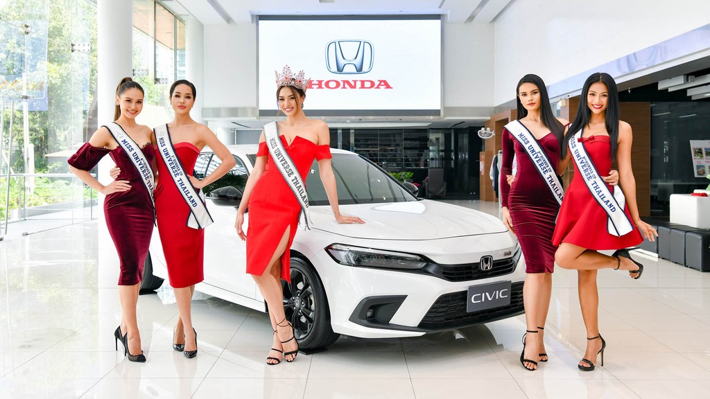 Hoa hậu Hoàn vũ Thái Lan 2021 được tặng xe Honda Civic RS thế hệ mới ảnh 4