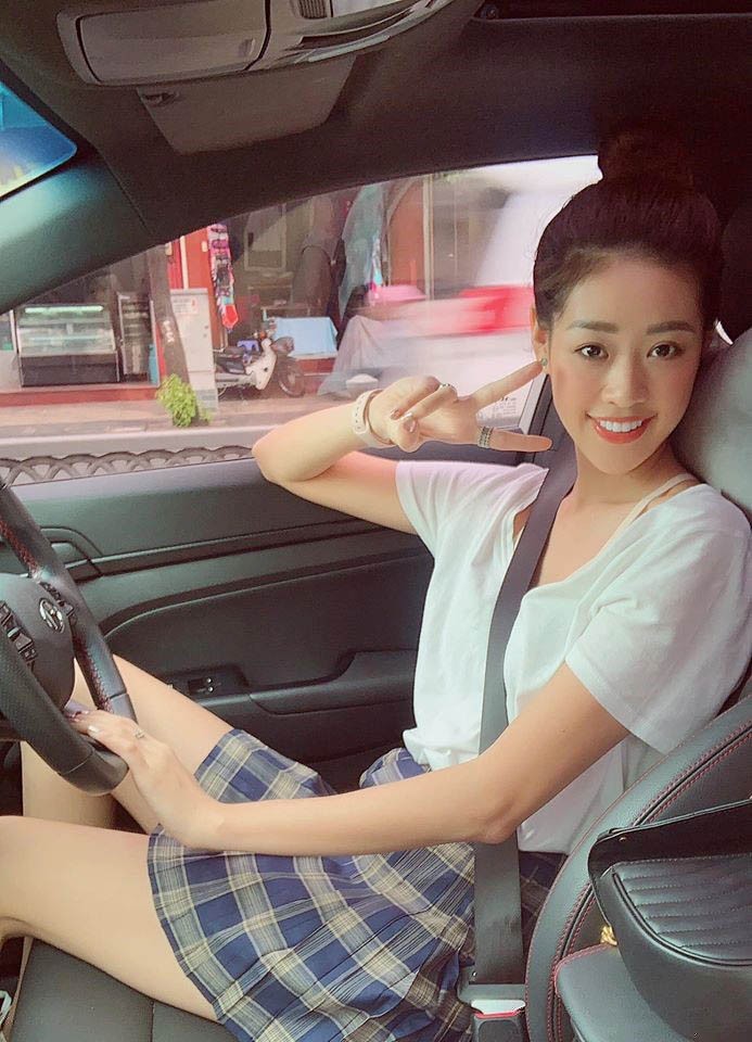 Hoa hậu Hoàn vũ Việt Nam 2019 Khánh Vân thích dùng xe Hyundai ảnh 6