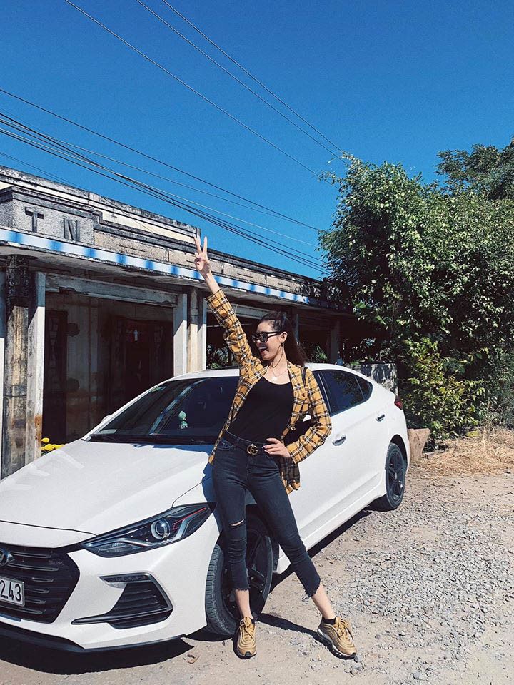 Hoa hậu Hoàn vũ Việt Nam 2019 Khánh Vân thích dùng xe Hyundai ảnh 8
