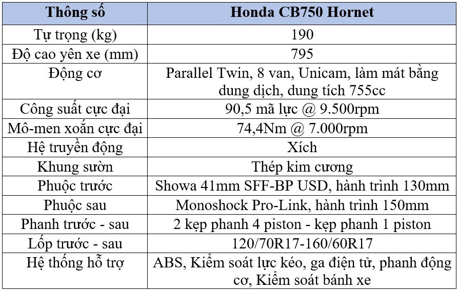 Huyền thoại Honda CB750 Hornet trở lại, cảm giác lái vẫn là tiêu chí hàng đầu trên mẫu naked bike ảnh 11