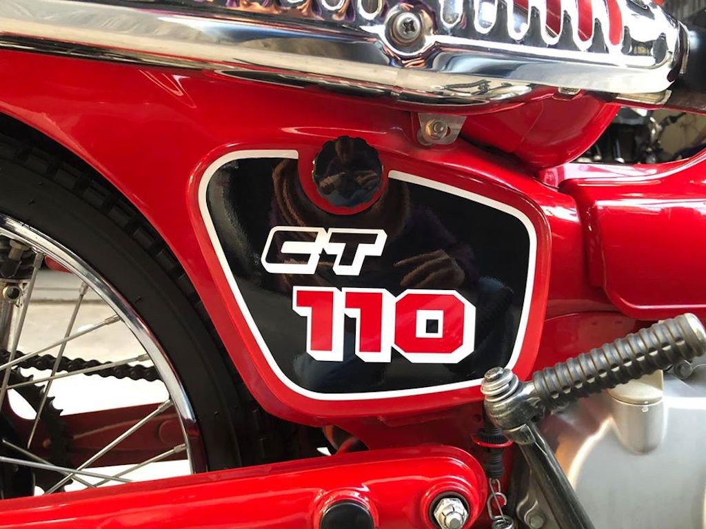 “Sốc” với Honda Super Cub địa hình đời cũ CT110 Trail được “thét giá” trăm triệu đồng tại Việt Nam ảnh 11