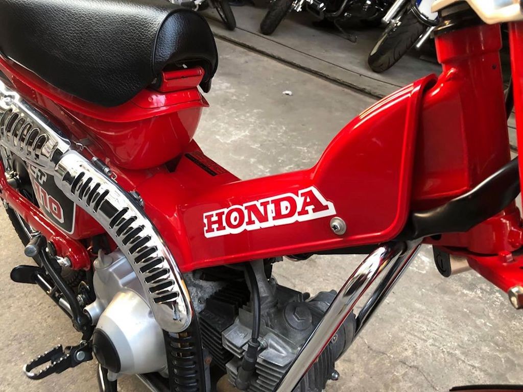 “Sốc” với Honda Super Cub địa hình đời cũ CT110 Trail được “thét giá” trăm triệu đồng tại Việt Nam ảnh 12