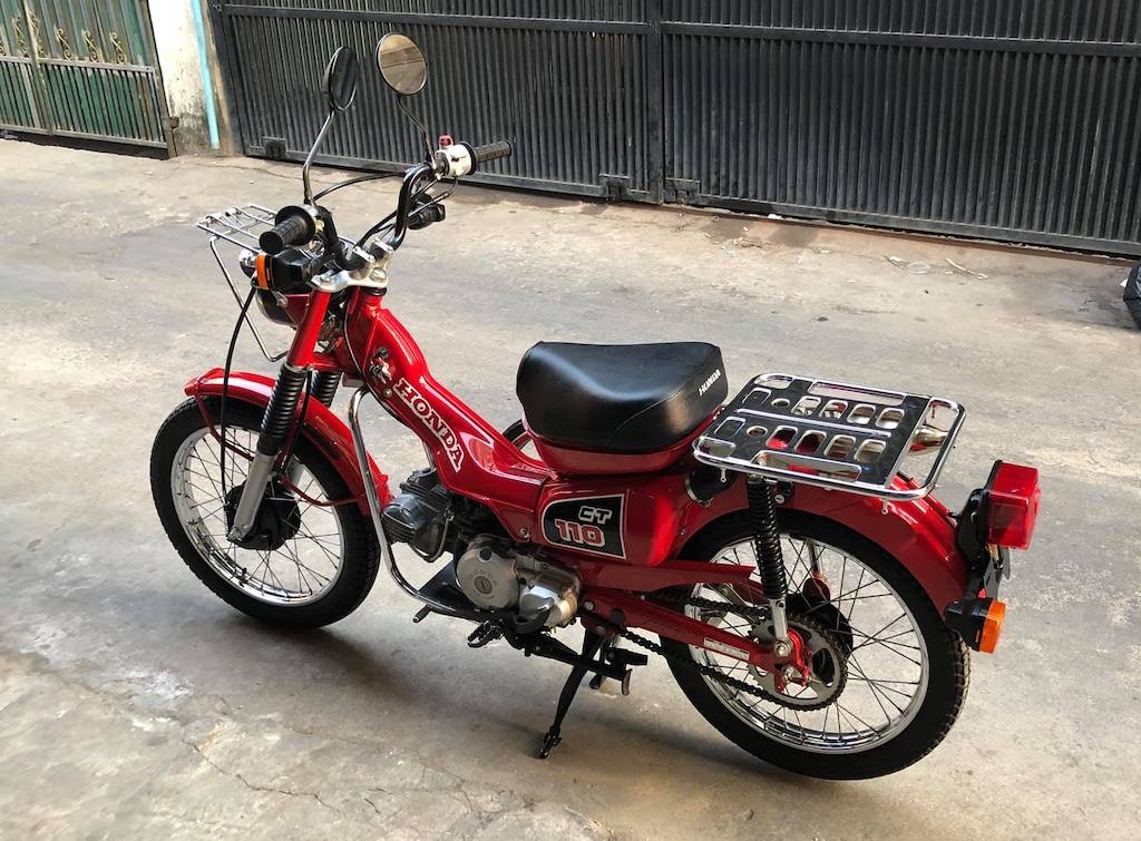 “Sốc” với Honda Super Cub địa hình đời cũ CT110 Trail được “thét giá” trăm triệu đồng tại Việt Nam ảnh 2
