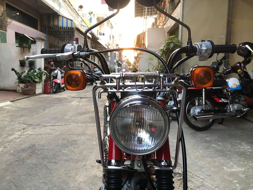 “Sốc” với Honda Super Cub địa hình đời cũ CT110 Trail được “thét giá” trăm triệu đồng tại Việt Nam ảnh 5