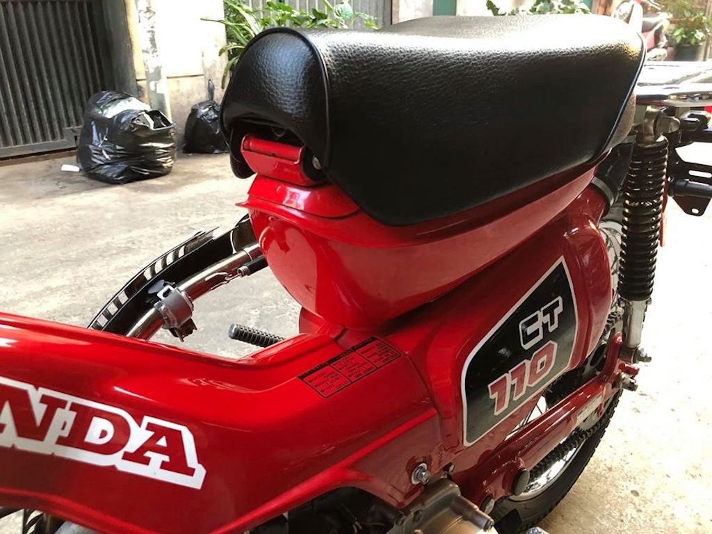 “Sốc” với Honda Super Cub địa hình đời cũ CT110 Trail được “thét giá” trăm triệu đồng tại Việt Nam ảnh 6