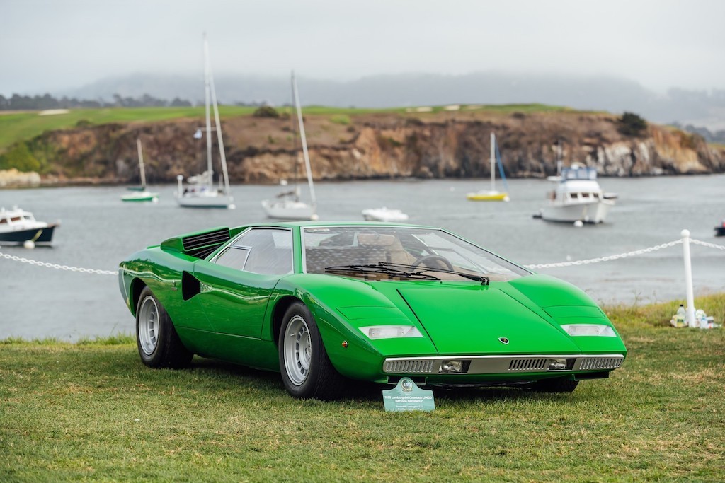 Kỷ niệm 50 năm, dàn siêu xe Lamborghini Countach “bung lụa” khoe dáng tại lễ hội quý tộc Pebble Beach Concours d'Elegance ảnh 3
