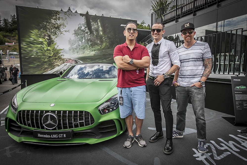 Ban nhạc rock Linkin Park thiết kế xe đua Mercedes-AMG GT3 ảnh 1