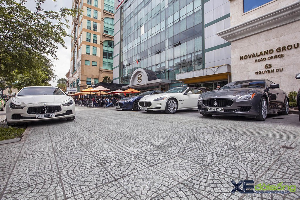 Dàn xe quý tộc Maserati giao lưu cuối tuần tại Saigon Coffee Club ảnh 2