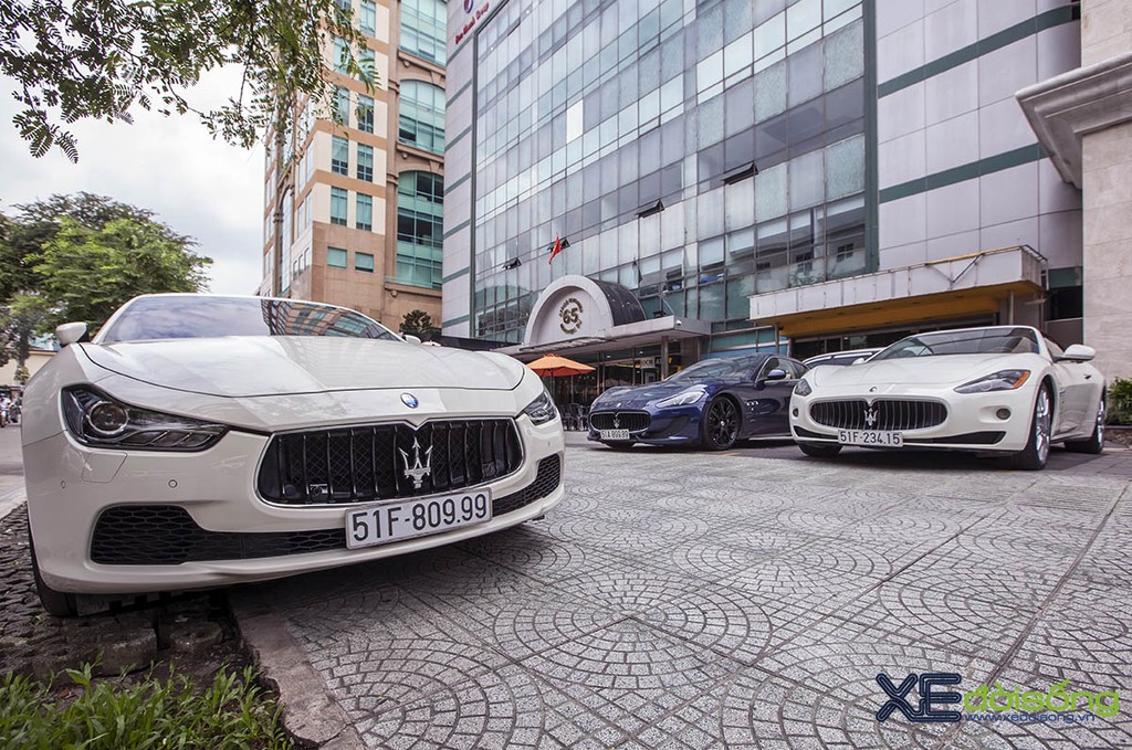 Dàn xe quý tộc Maserati giao lưu cuối tuần tại Saigon Coffee Club ảnh 7