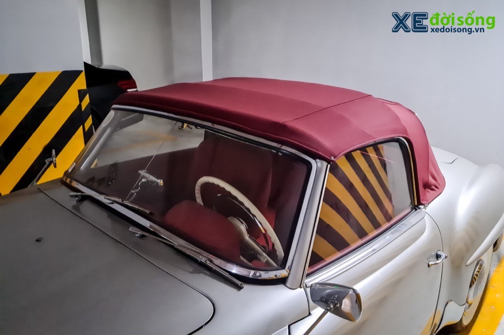 Chạm mặt xế cổ mui trần Mercedes-Benz 190 SL hàng “kịch độc” như mới tại Việt Nam ảnh 7