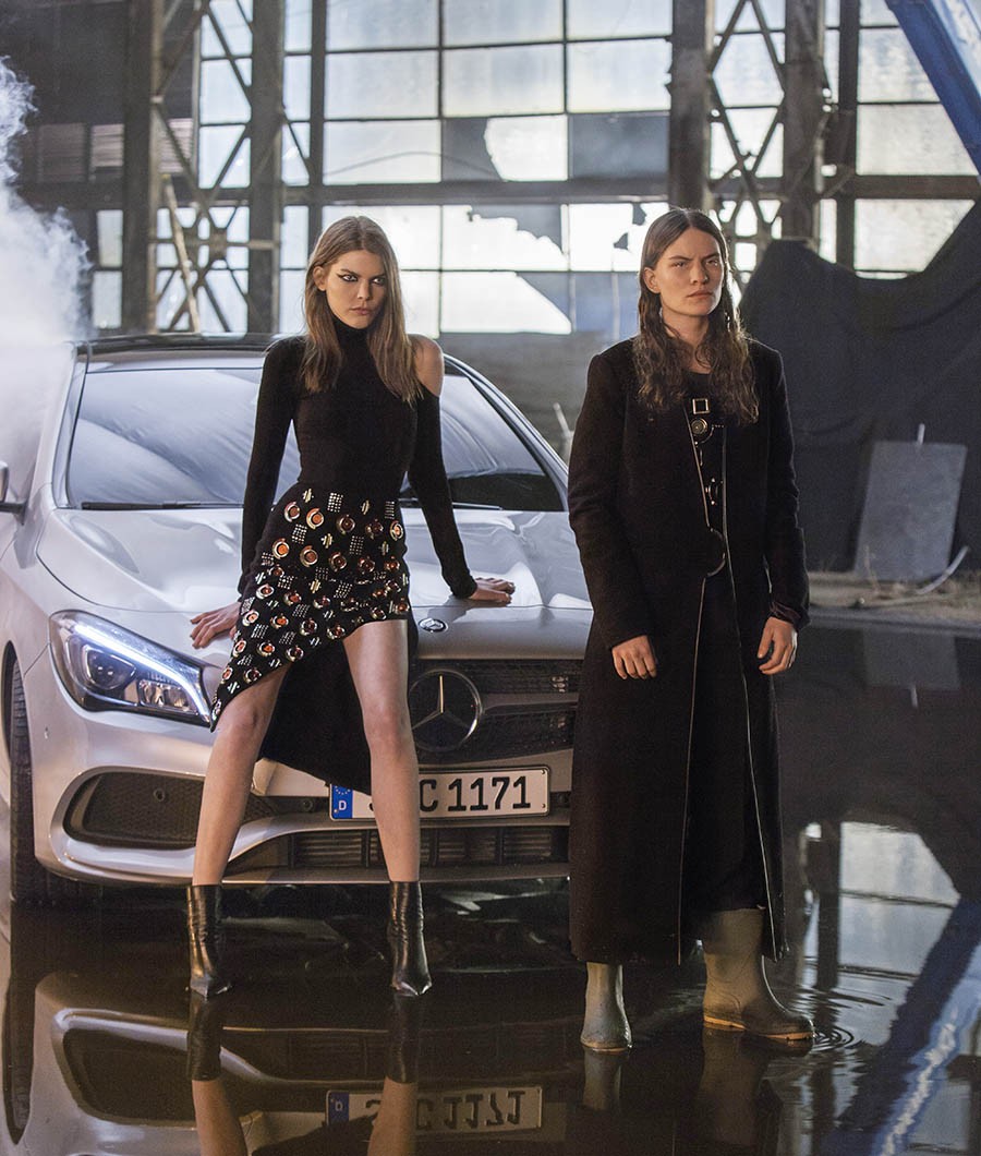 Mercedes CLA bùng cháy trong chiến dịch thời trang 2017 ảnh 3