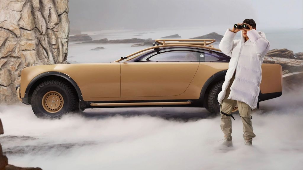 Kỳ dị coupe siêu sang Maybach dài hơn 6m đi “băm” địa hình, thiết kế bởi nhà sáng lập hãng thời trang Off-White ảnh 2