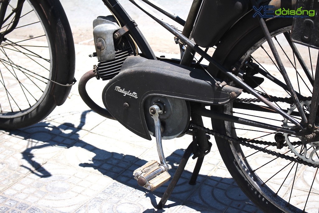 Diện kiến “cụ” xe đạp máy Mobylette AV3 nguyên bản sau 70 năm, bảo vật tại phố cổ Hội An ảnh 12