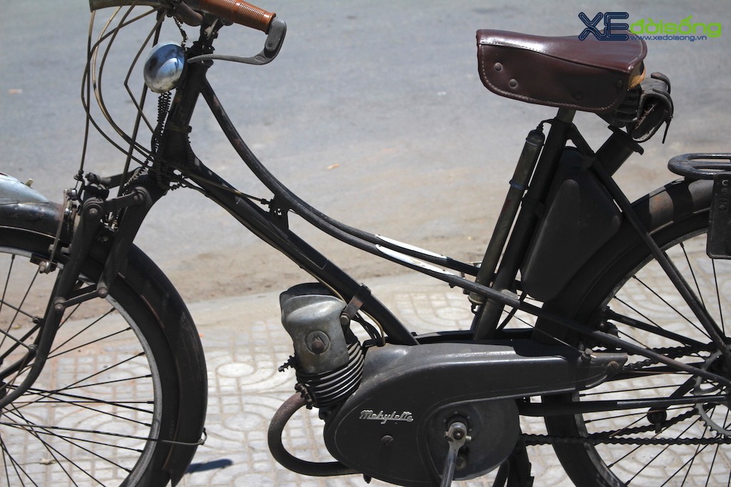 Diện kiến “cụ” xe đạp máy Mobylette AV3 nguyên bản sau 70 năm, bảo vật tại phố cổ Hội An ảnh 13
