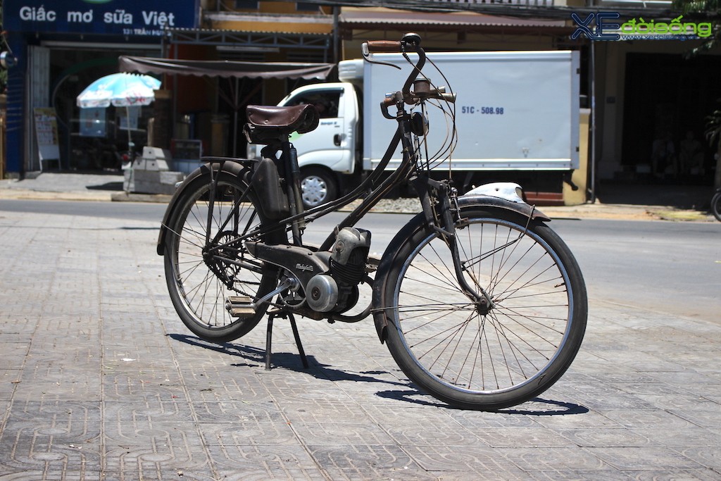 Diện kiến “cụ” xe đạp máy Mobylette AV3 nguyên bản sau 70 năm, bảo vật tại phố cổ Hội An ảnh 19
