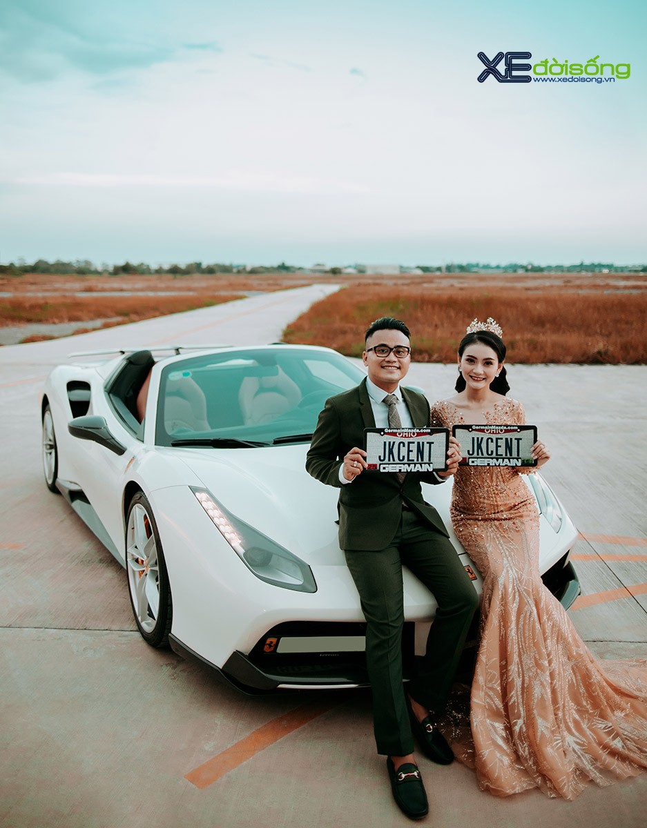 Bộ ảnh cưới siêu xe Ferrari 488 Spider thăng hoa hạnh phúc cùng cặp uyên ương Kiên-Hạnh ảnh 16