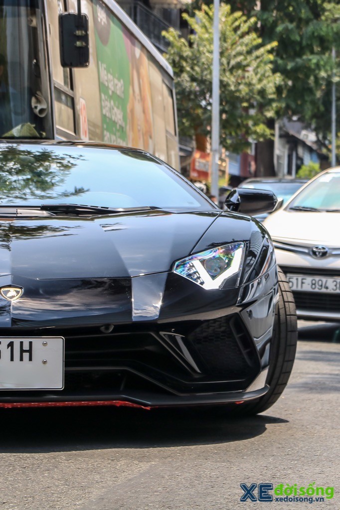 “Bò tót đen” hầm hố Lamborghini Aventador S thứ 2 tại Việt Nam “tái xuất giang hồ“ ảnh 6