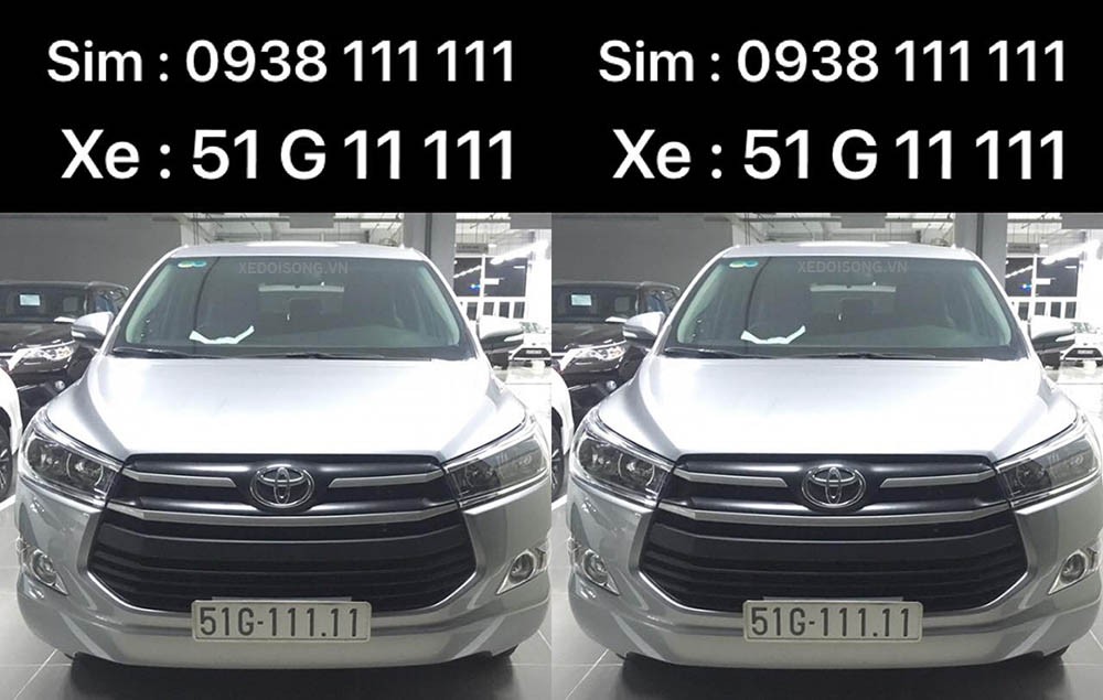 Toyota Innova 2017 biển khủng “thách” giá 2,9 tỉ đồng kèm SIM “lục quý“ ảnh 1