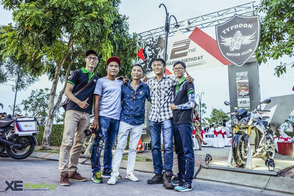 Dàn siêu xe độc mừng sinh nhật CLB môtô Typhoon ở Sài Gòn ảnh 12