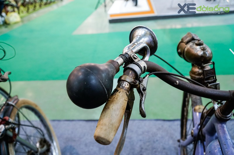Cận cảnh xe đạp Pháp cổ Alcyon 1910 giá ngang xe hơi ở Hà Nội ảnh 11