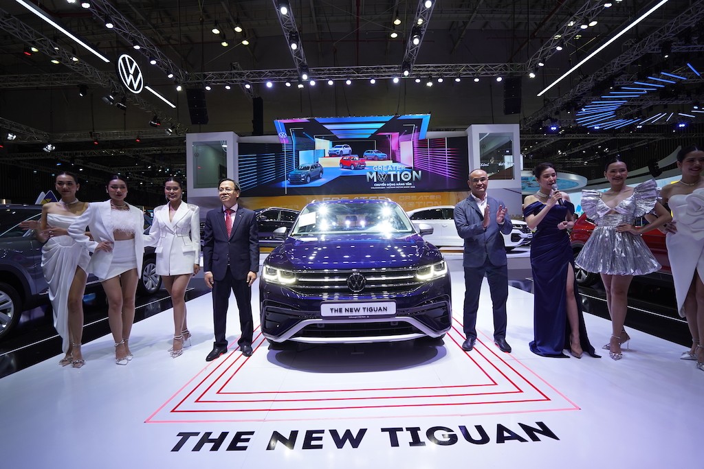 Đội hình xe Volkswagen tại triển lãm VMS 2022: toàn là SUV, nổi bật với Tiguan facelift ảnh 1