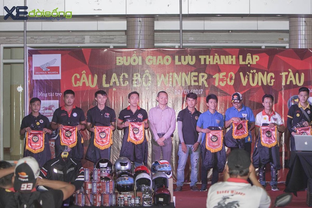 Hàng trăm xe Honda Winner tụ họp ra mắt CLB Winner 150 Vũng Tàu ảnh 13
