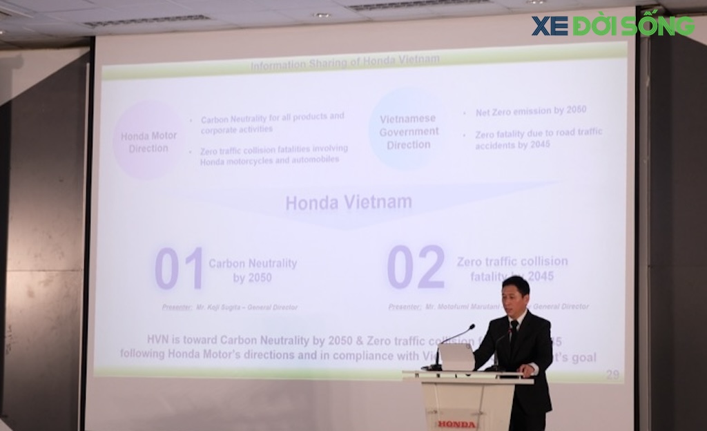 Ông Koji Sugita - Giám đốc điều hành Honda Việt Nam tại sự kiện